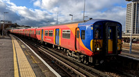 Class 455s (5714 + 5724) - Clapham Junction