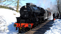 LMS Class 5MT (44871) - Haworth (Worth Valley Steam Gala)