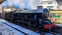 LMS 5XP "Jubilee" Class (45596 "Bahamas") - Keighley (Worth Valley Steam Gala)