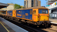 Class 73s (73213 + 73136) - Feltham