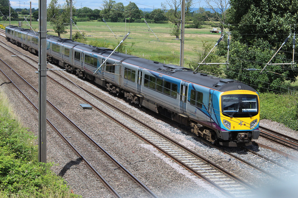 Class 185s (185 139+185 135) - Tollerton Junction