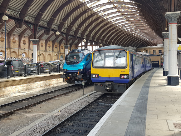 Class 144 (144 022) and Class 68 (68 023) "Achilles" - York