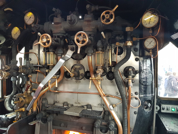 Jubilee Class "Leander" Steam Train Cab