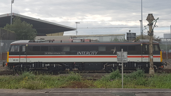 Class 86 (86 101 "Sir William A Stanler FRS") - Crewe