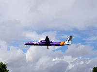 Flybe Q400 G-JEDU at Heathrow