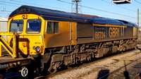 Class 66 (66 724 "Drax Power Station") - Doncaster